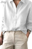 Solid Color Simple Fashion Shirt Women Tops 2023 Autumn Spring Long Sleeve Clothes Blusas Office Lady Chic Clothes