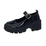 Back-Bottomed Retro Mary Jane Shoes Women 2025 New Four-Season Fashion Almost Thin Small Leather