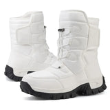 Men's Down Snow Boots Plus Thick Warm And Cold Cotton Shoes Northeast Waterproof And Anti-Slip Outdoor Cotton