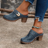 New 2025 Baotou Slope And Women's Cool Drag Large-Size Hollow Sandals Women's