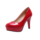 New Women's Fashion Singles Korean Version Of High Heel Tip Waterproof Table Fine Heel Women's Singles Shoes Professional Wedding Shoes