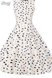 Floral Print Summer Dress Women Elegant Vintage Casual O Neck A Line Midi Party Sundress Vestidos With
