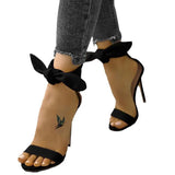 Fine Heel Women's Shoes Women's Bows And Fashion Fish-Mouthed Sandals In The Spring And