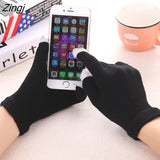Womens Gloves Candy Various Colors Women Mittens Cold-Proof Knitted Stretch Stylish Touchscreen Trendy Fashion