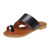 Summer Cool Slippers Women's Large-Size Coated Toes Wearing Casual Beach