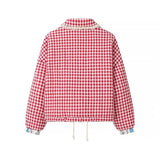 Women's New Lattice Cotton Clothes Printed Cotton Clothes