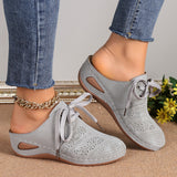 Summer Bag Head Half Slippers With Slope And Women's Cool Drag Large-Size Hollow