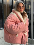 Sides Wearing Tradial Cotton Clothes Warm Fashion Commuting Daily Trend Of Winter Coat