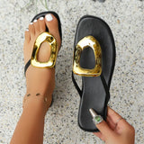 Flip-Flops Women 2025 New Summer Outside Wearing Jacket Women's Shoes Casual Flat Bottom Niche Cold