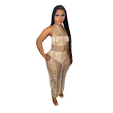 Zingj New Women's Wear Sexy Solid Color Knitted Beach