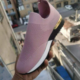 Wish New Flying Socks Shoes Elastic Cloth Large Size Women's Shoes Breathable Sports Single Shoe