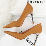 Shoes Serpentine Woman Pumps Metal Stiletto High Heels 2022 New Designer Women Heels Sexy Party Shoes Lady Plus Size