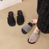 Flat Cool Drag Women Wear 2025 New Summer Net Red Holiday Roman Sandals Design