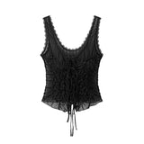 Women's Clothing INS Net Red Pop Sexy Hot Girl Bow Ornament Folding