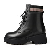 Boots Women's New Pre-British Branch With Short Boots Fashion Retro Thick Bottom Boots In Fall/Winter