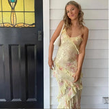 Women's Explosive Waveside Sling Dress - Long-Term Stocking Assured