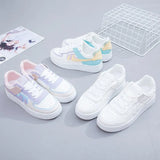 Student Board Shoes Women 2025 Autumn New Fashion Hit The Thick Background To Increase The Small White Shoes Breathable Casual