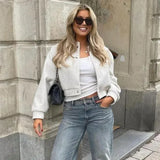 Women's Explosive Autumn And Winter New Soft Loose Bomber Jacket