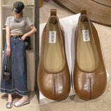 Single-Shoe Women In The Summer Of 2025 New Ugly Soft-Soled Retro Granny Shoes Pregnant Women's Pedal Beans