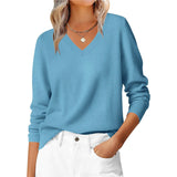 Autumn And Winter Leisure Jacket Classic Fashion Temperament Long-Sleeved V-Neck Large-Size Knitted