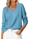 Autumn And Winter Leisure Jacket Classic Fashion Temperament Long-Sleeved V-Neck Large-Size Knitted