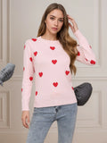 And Winter New Valentine's Day Sweater Women's Design Love To The Girl With The Collar Knitted