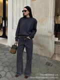 Sale Of Solid Color Round-Neck Sweater Women 2025 New Soft Knitting Base