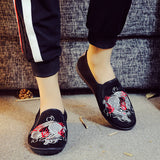 Zingj Shoe Box Men's Shoes Swing Embroidered Cloth Shoes Single Shoes Father Shoes Brother Shoes Flat Casual Walking