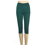 Elastic Cropped Black And White Thin