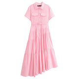 New Series With Belt Shirt Dress