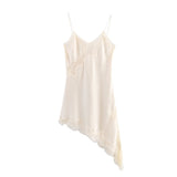 Women's Explosive Fashion Leisure Vacation Lace Asymmetric Sling