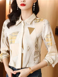 Women Shirt Stripe Top Women Elegant and Youth Woman Blouses Casual Shirts Long Sleeve Shirts and Blouses OL Female