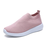 Women's Shoes Large Size 2025 Wish Explosion Of Flying Socks Shoes Elastic Cloth