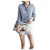 Women's New Women's Fashion Casual Cotton Shirts Women's Long Sleeves Loose Thin