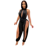 Zingj New Fashion Sexy Strap Elastic Slit Women's