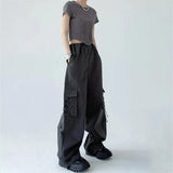 Popular Vintage Y2K Pants Women Harajuku Style Hip Hop Sweatpants Fashion Joker Loose Casual Pants Streetwear Women