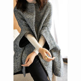 Cardigan Seven-Sleeve Coat Woman 2025 Autumn And Winter New Korean Version Of Fashion Trend Coat