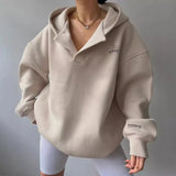 New Plus Velvet Hooded Printing Long-Sleeved Base With Sweater V-Neck