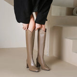 Boots Girl 2025 New Fashion French Vintage Vintage Vintage Skinny Boots High