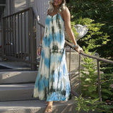 Quality Loose Tie-dye Print Long