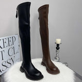 2025 Maillard Over The Knee Boots Boots Tall New High-Crystumn Riders Show Thin Knee