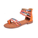 New Summer Bohemian National Style Splicing Splicing Set Roman Women Large-Size Flat