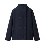 Women's Clothing Explosion Fashion Casual Collar Beads And Short Jacket