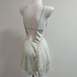 New French Romantic Smooth And Tective With Chest Mat Yarn Sexy Back-To-Back Pyjamas High-Sensing Pure Wind