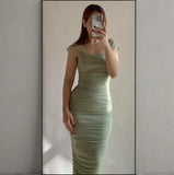 Summer New Women's Decoration Waist Sexy Folding Tight
