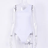 Zingj One-Shoulder Onesie Spring And Summer Dress Slim And Backless Sleeveless