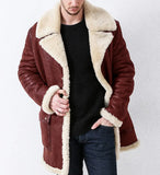 Autumn And Winter New Thick Fur Men's Coat Imitation Leather Woolen European Version Of Men's
