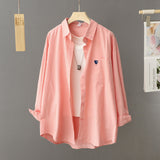 Shirt Jacket Women's Long Sleeve 2025 Spring And Autumn New Fashion High-End Casual Leisure Loose Lazy Shirt