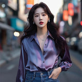 Dingy Shirt Women's Dress Spring 2025 New French Light Luxury Niche Design Shirt Unique Beauty