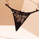 T-Shirt Trousers Women Scarless Bow Iron Ring Diamond Ornament 2025 New Low-Rise Cotton Crotch Girl Hot